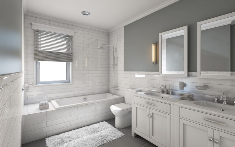 Renovated Master Bathroom with Modern Fixtures